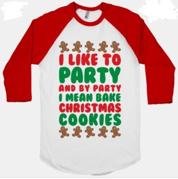 I like to party Christmas t- shirt